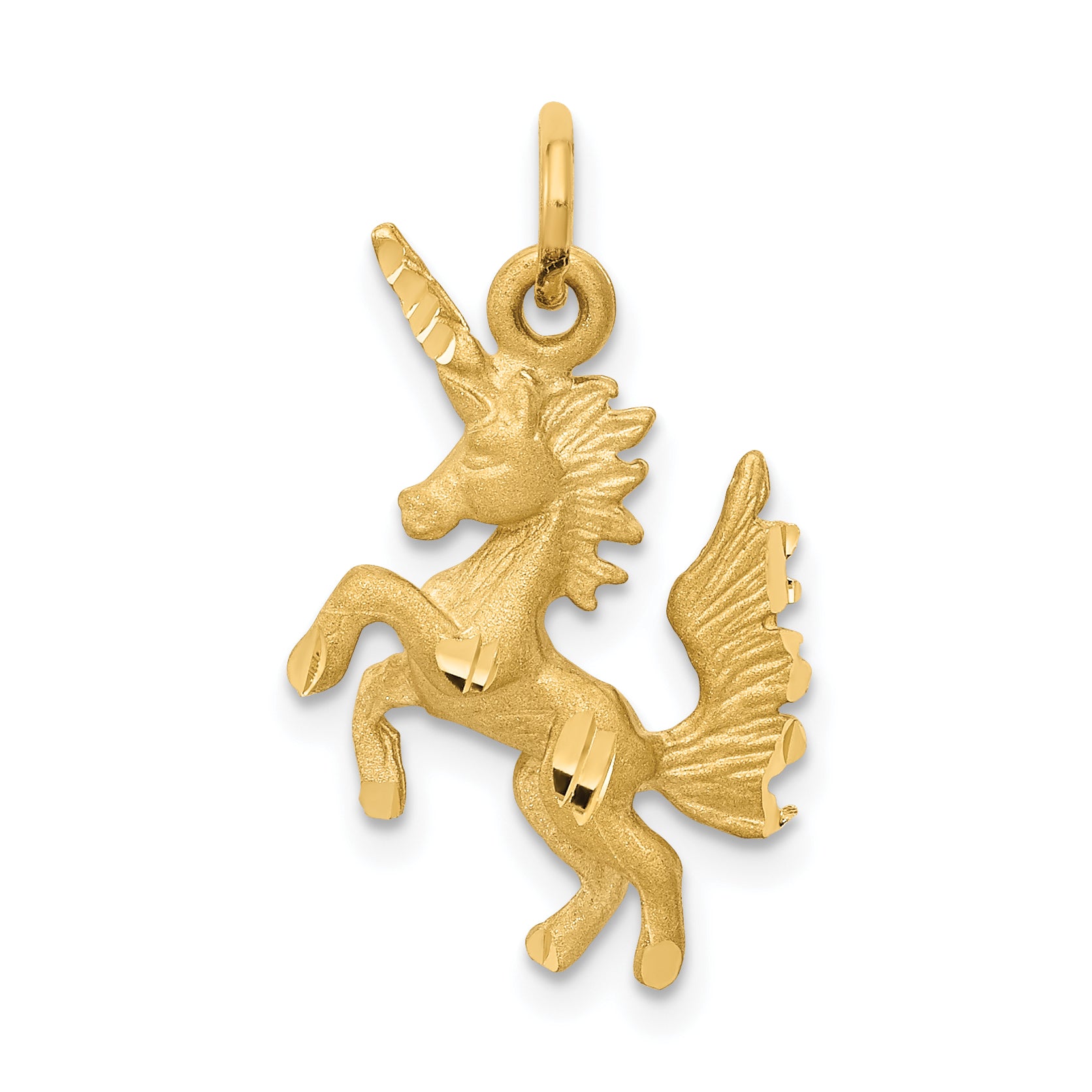 14k Dancing Unicorn Charm Main image