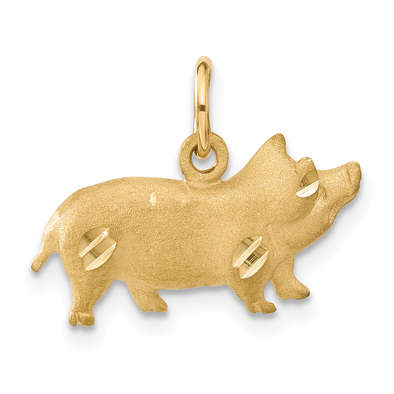 14k Pig Charm Main image