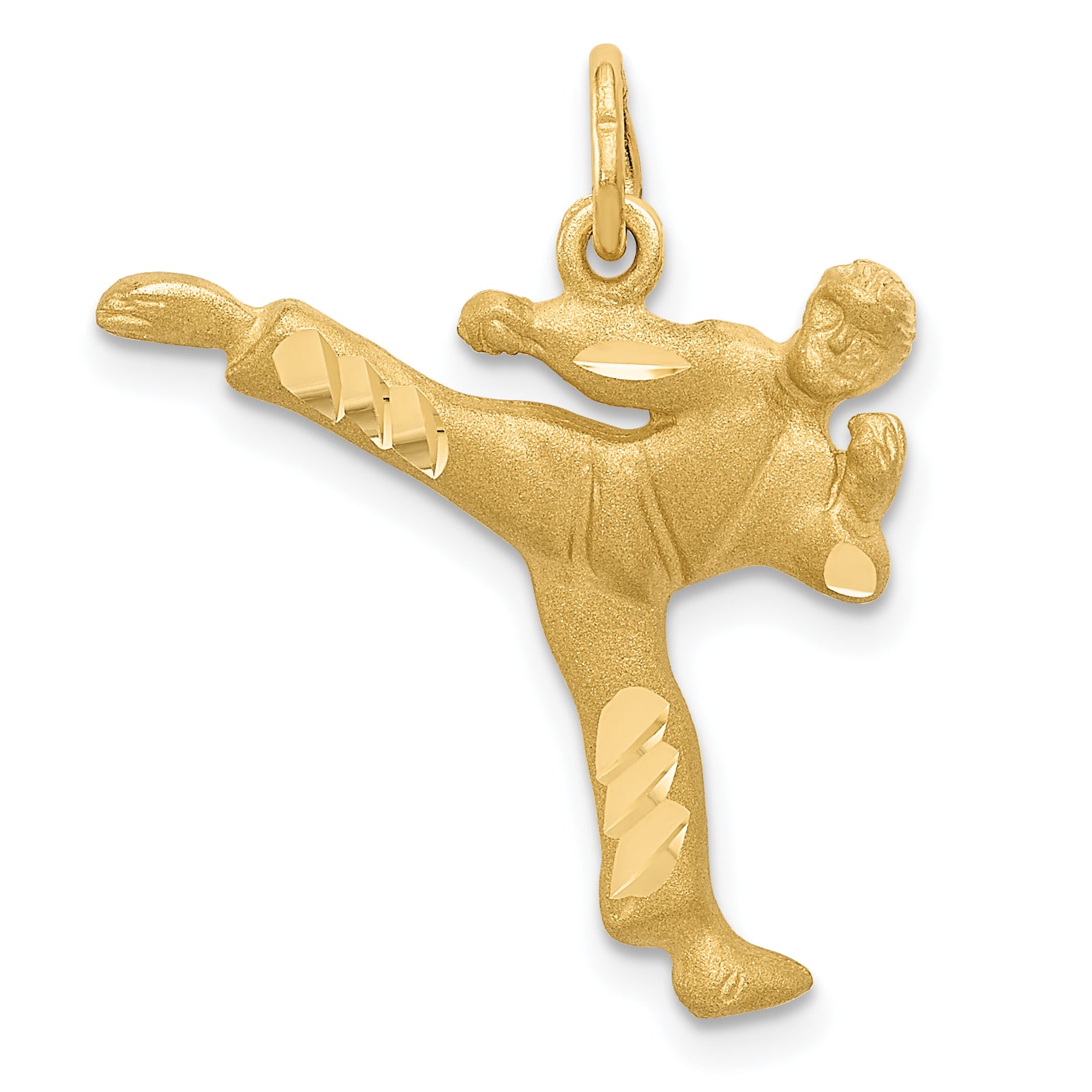 14k Male Karate Charm Main image