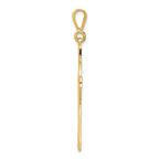 Sophia Jewelers 14K Gold Celtic Cross Pendant with Polished Finish
