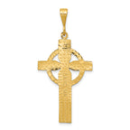 Sophia Jewelers 14K Gold Celtic Cross Pendant with Polished Finish
