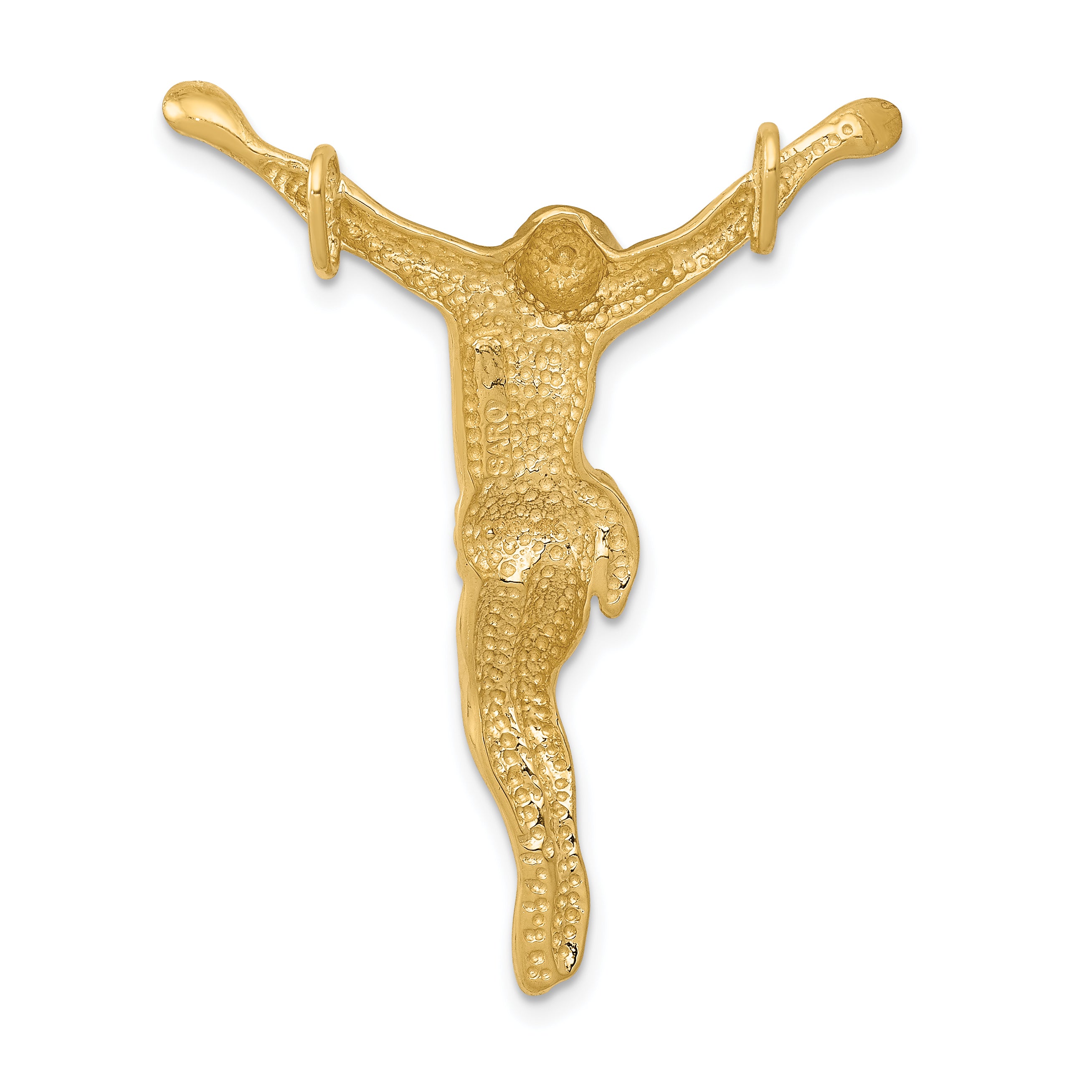 14K Yellow Gold Slide Pendant Elegant Design by Sophia Jewelers