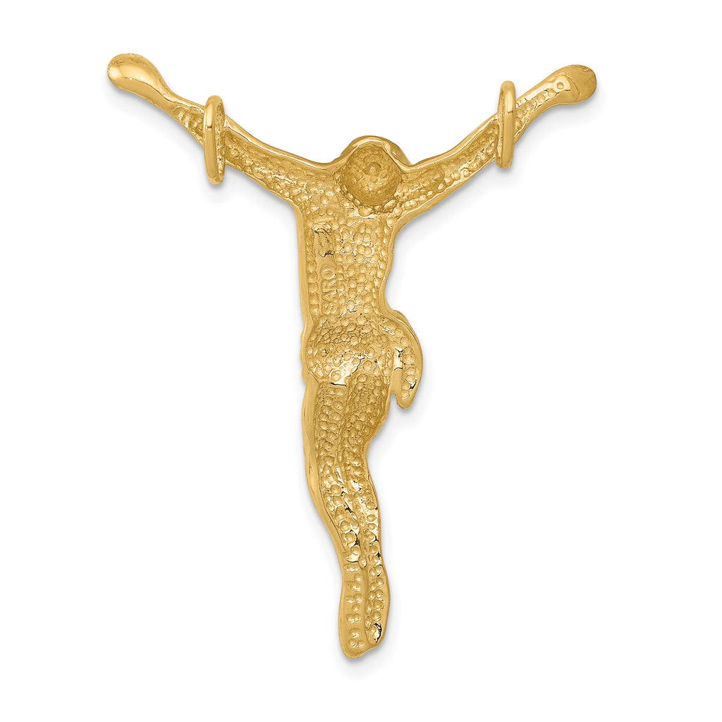 14K Yellow Gold Slide Pendant Elegant Design by Sophia Jewelers