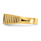 14k 7.0x15.0mm Open Back Men's Signet Ring