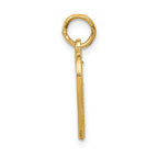 14K Gold SIS Themed Charm Pendant Elegant Gift Choice