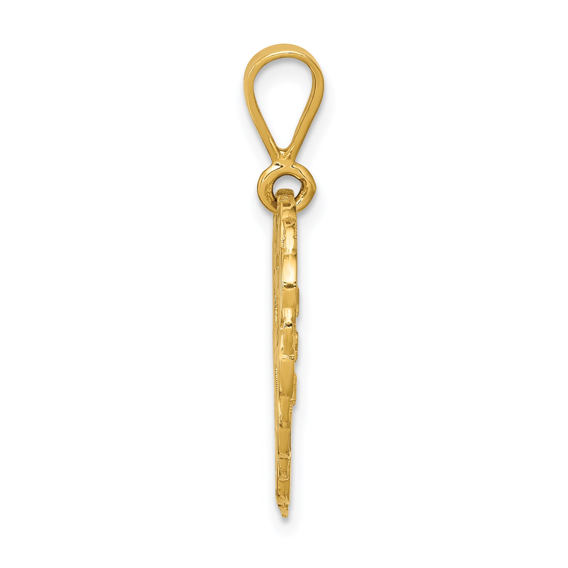 14K Gold Reversible Sister Charm Elegant & Gift Ready Secondary image