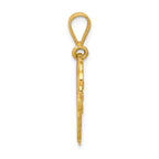 14K Gold Reversible Sister Charm Elegant & Gift Ready
