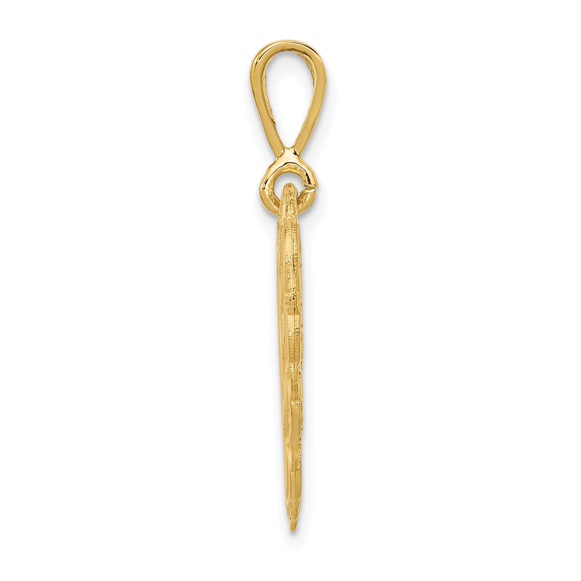 14K Gold Reversible Grandma Pendant Elegant Themed Jewelry Secondary image