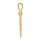 14K Gold Reversible Grandma Pendant Elegant Themed Jewelry