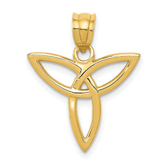 14k Trinity Symbol Charm
