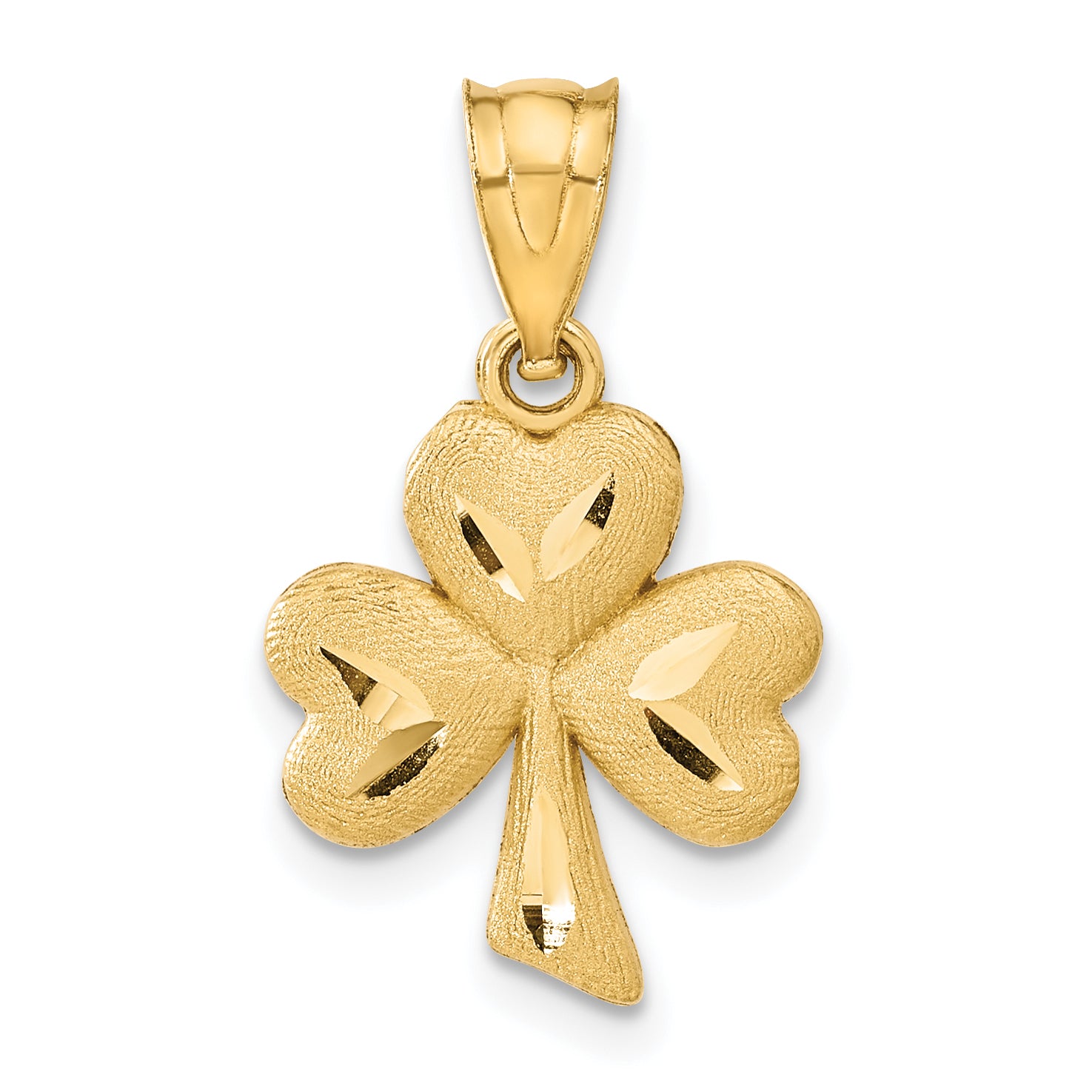 14k Shamrock Charm Main image