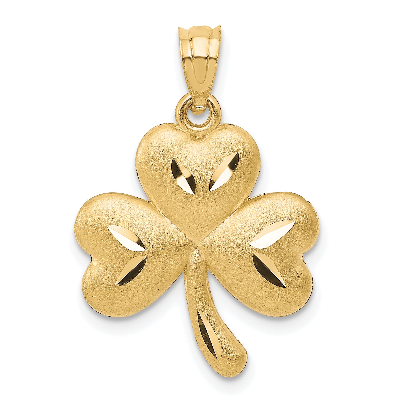 14k Shamrock Charm Main image