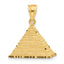 14k Pyramid Charm