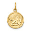 14k Polished Angel Charm
