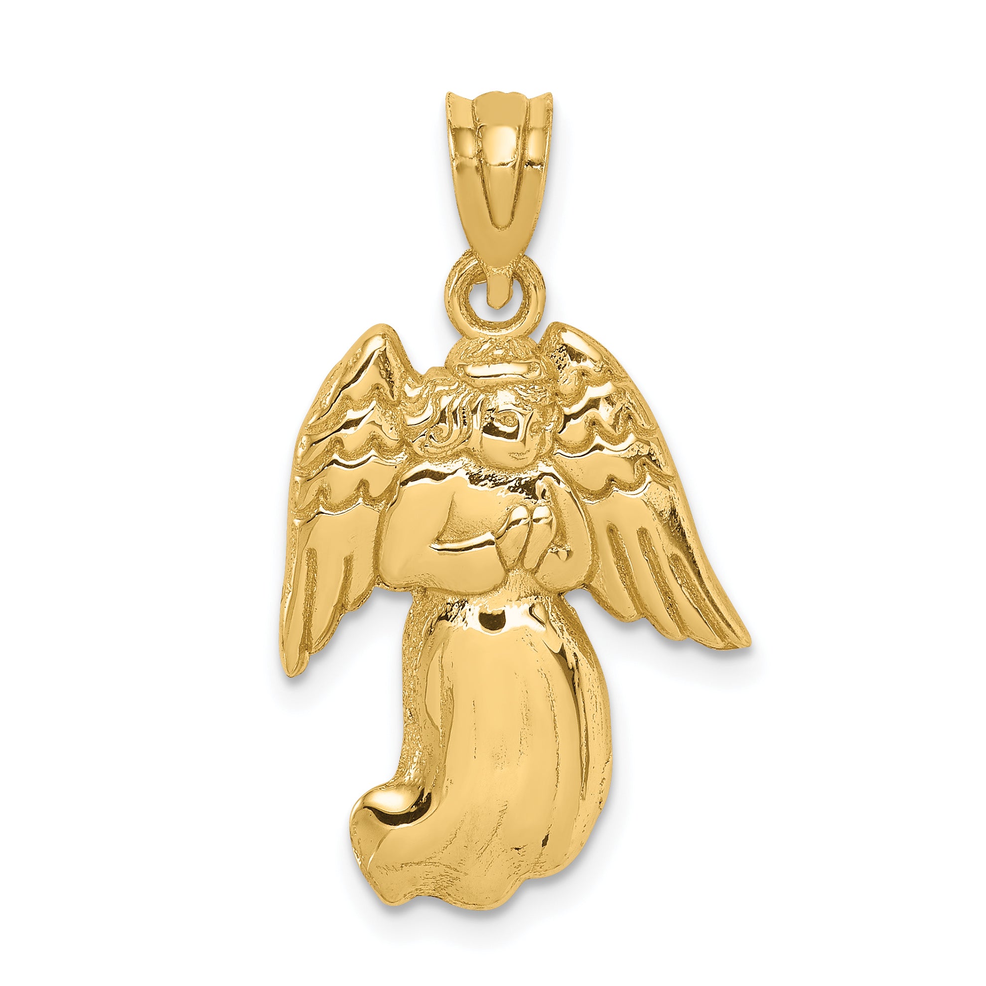 14k Polished Angel Charm Main image