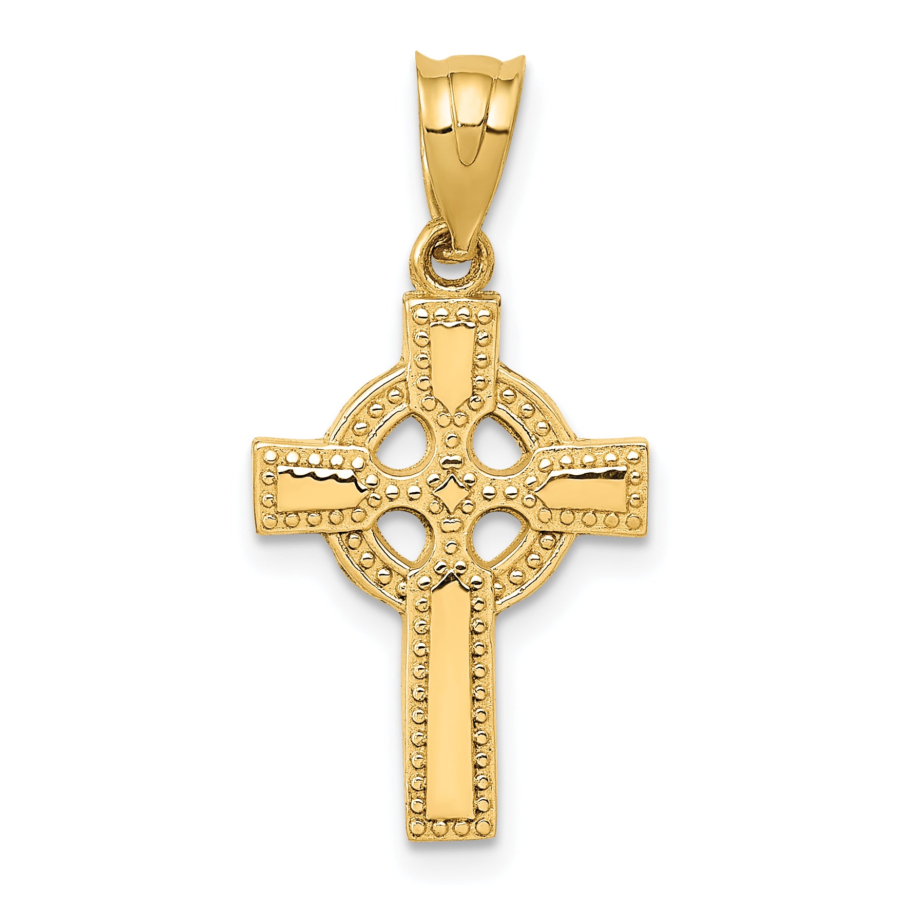 14k Celtic Cross Pendant Main image