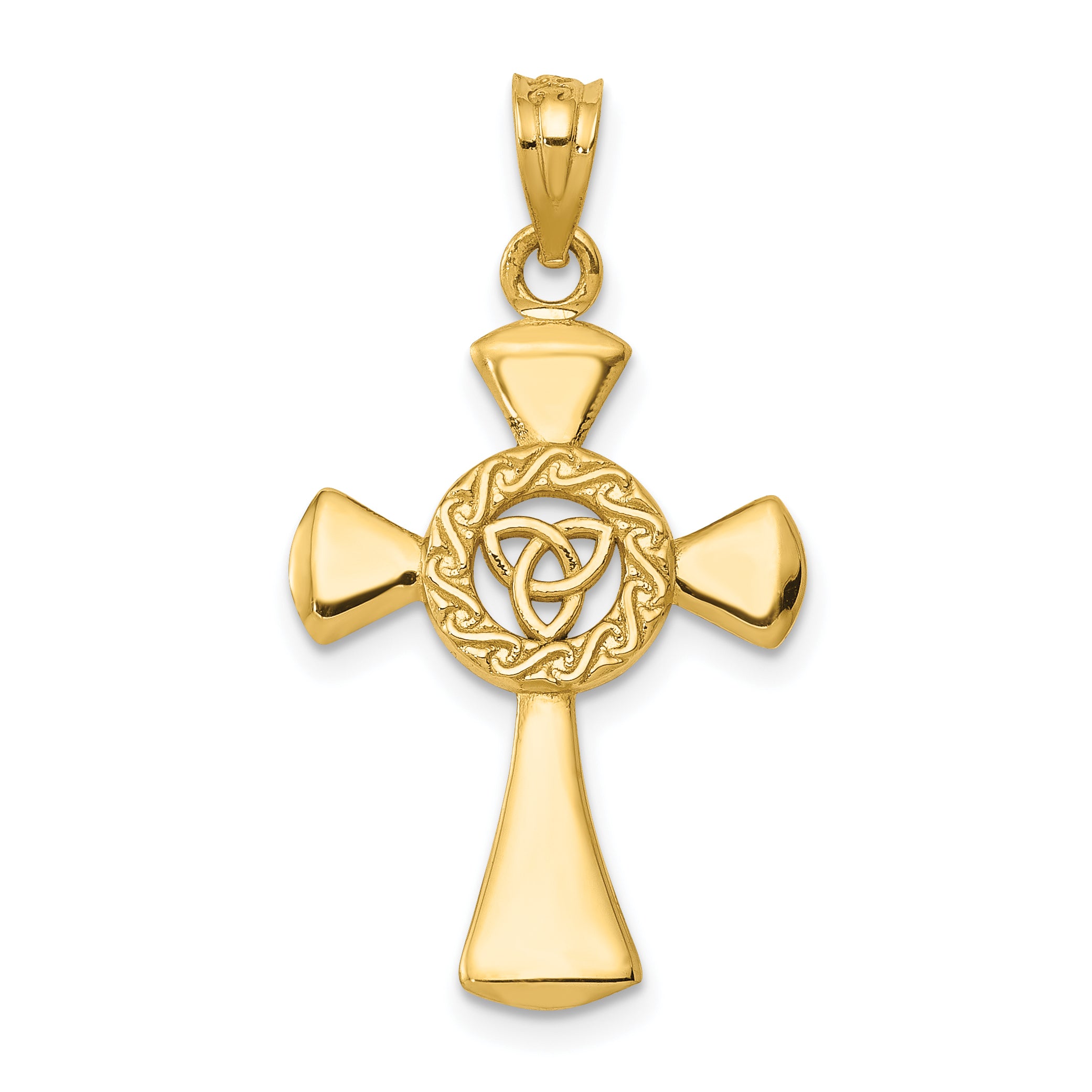 14k Celtic Cross Pendant Main image