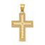 14k Greek Filigree Cross Pendant