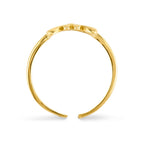 14k Butterfly Toe Ring