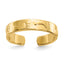 14k Footprints Toe Ring