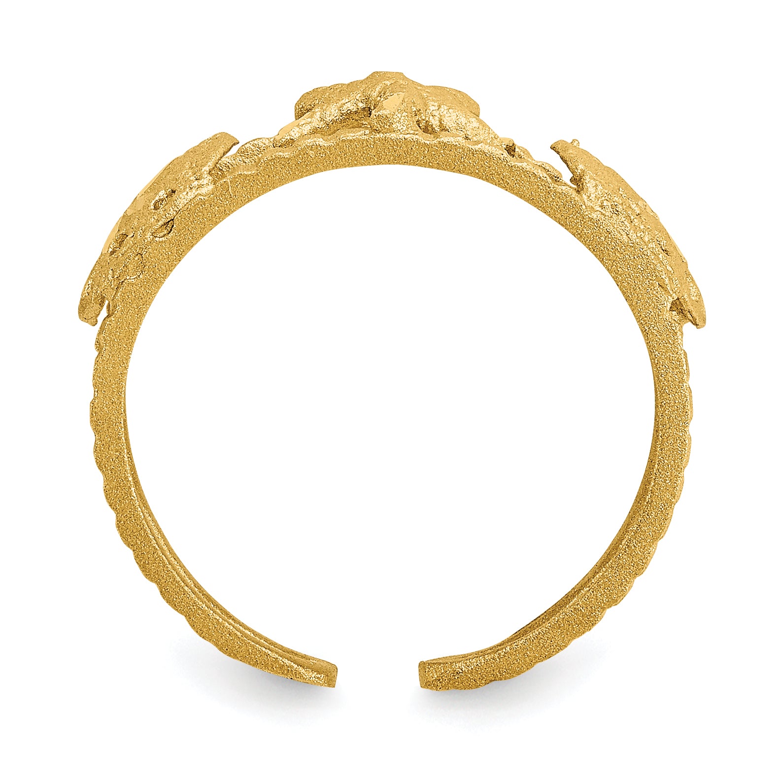 14k Starfish Toe Ring Secondary image