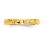 Diamond-Cut Toe Ring in 14K Yellow Gold