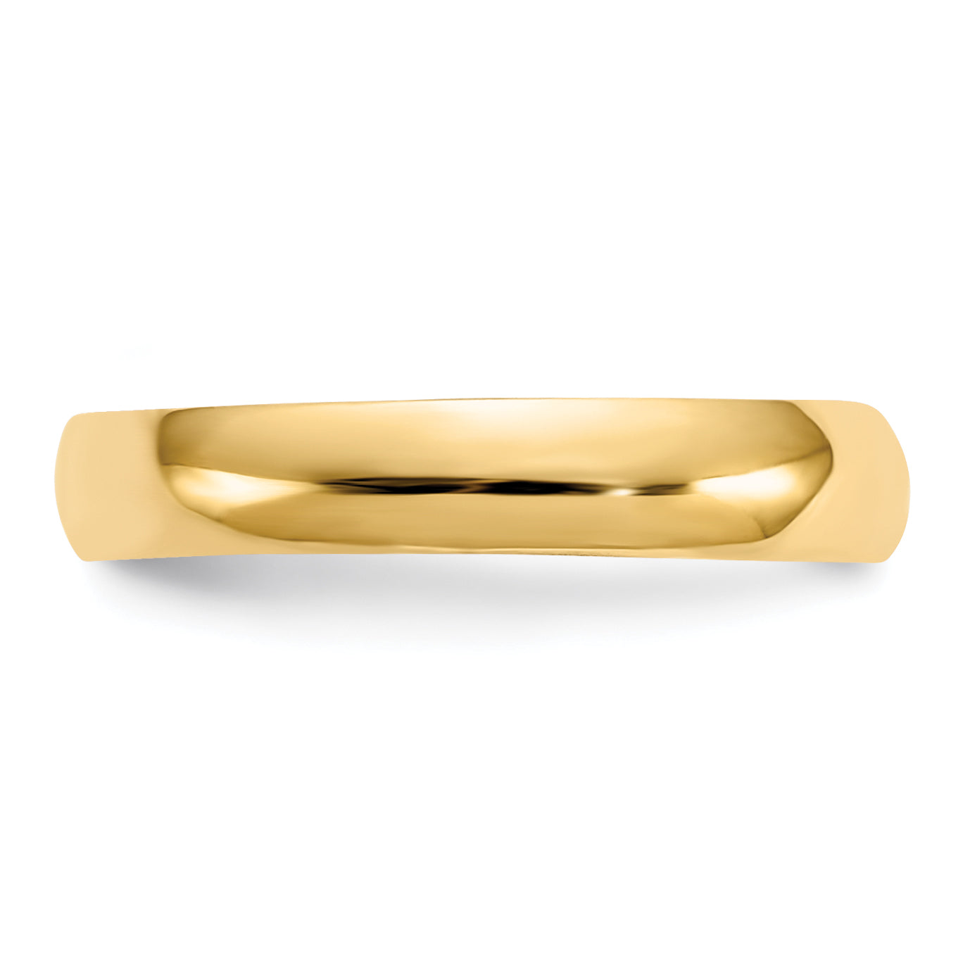 Polished Band Toe Ring in 14K Yellow Gold, 2.5mm