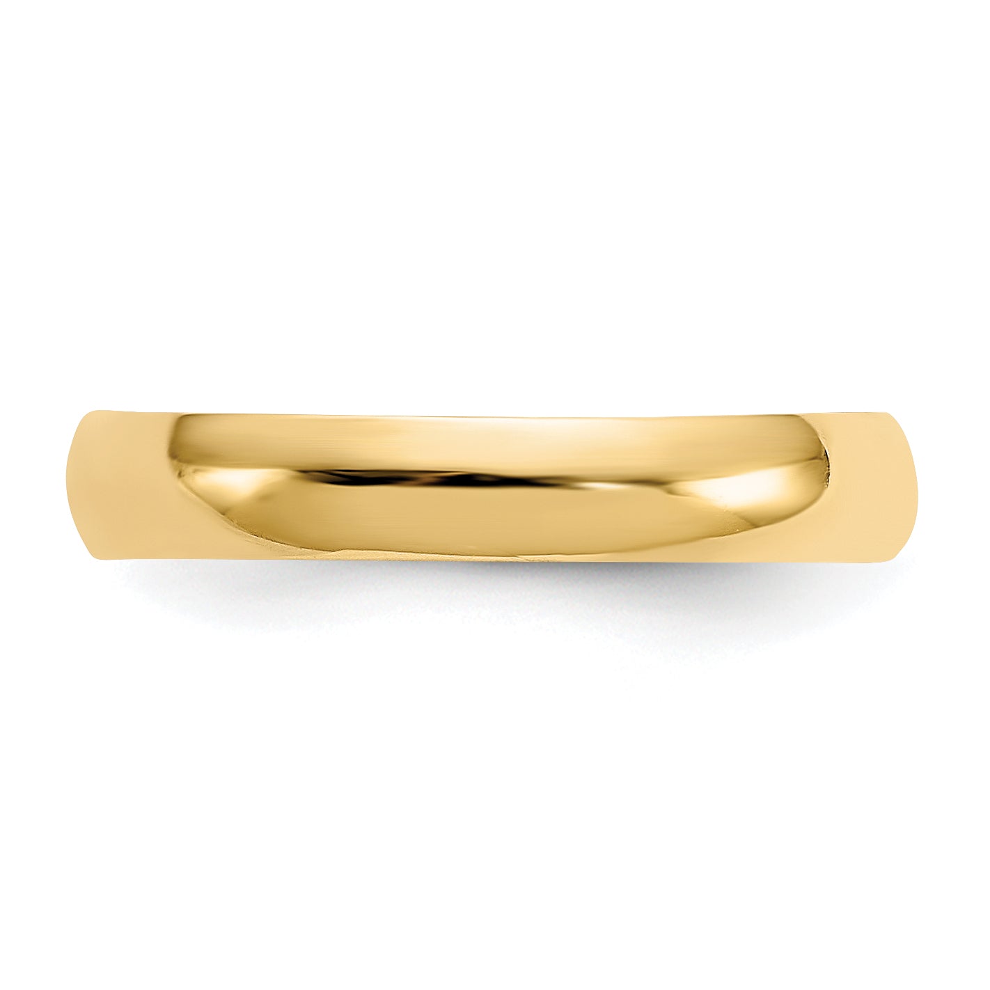 Polished Band Toe Ring in 14K Yellow Gold, 2.5mm