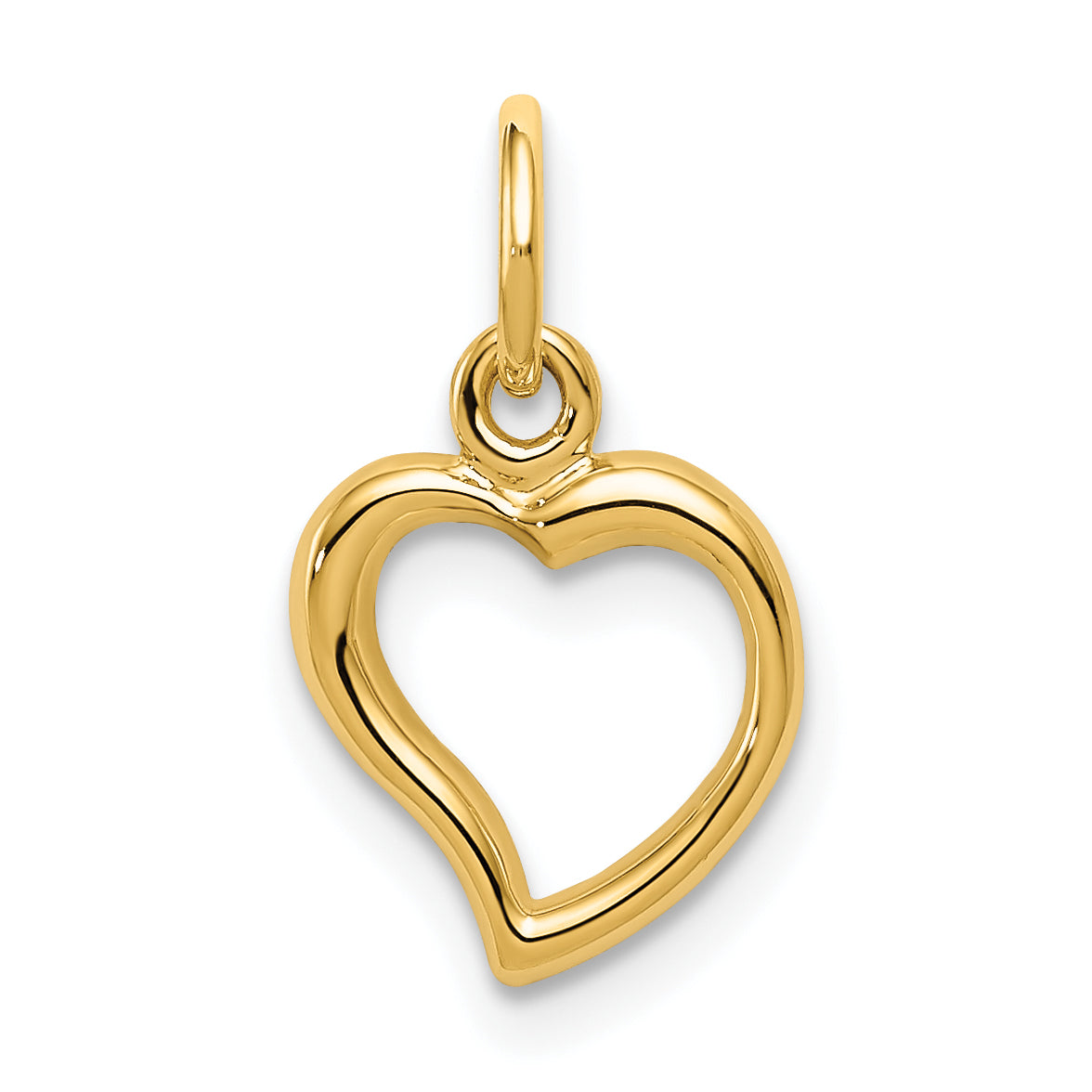 14K Polished Heart Pendant Main image