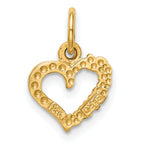 Sophia Jewelers 14K Gold Polished I LOVE YOU Heart Charm