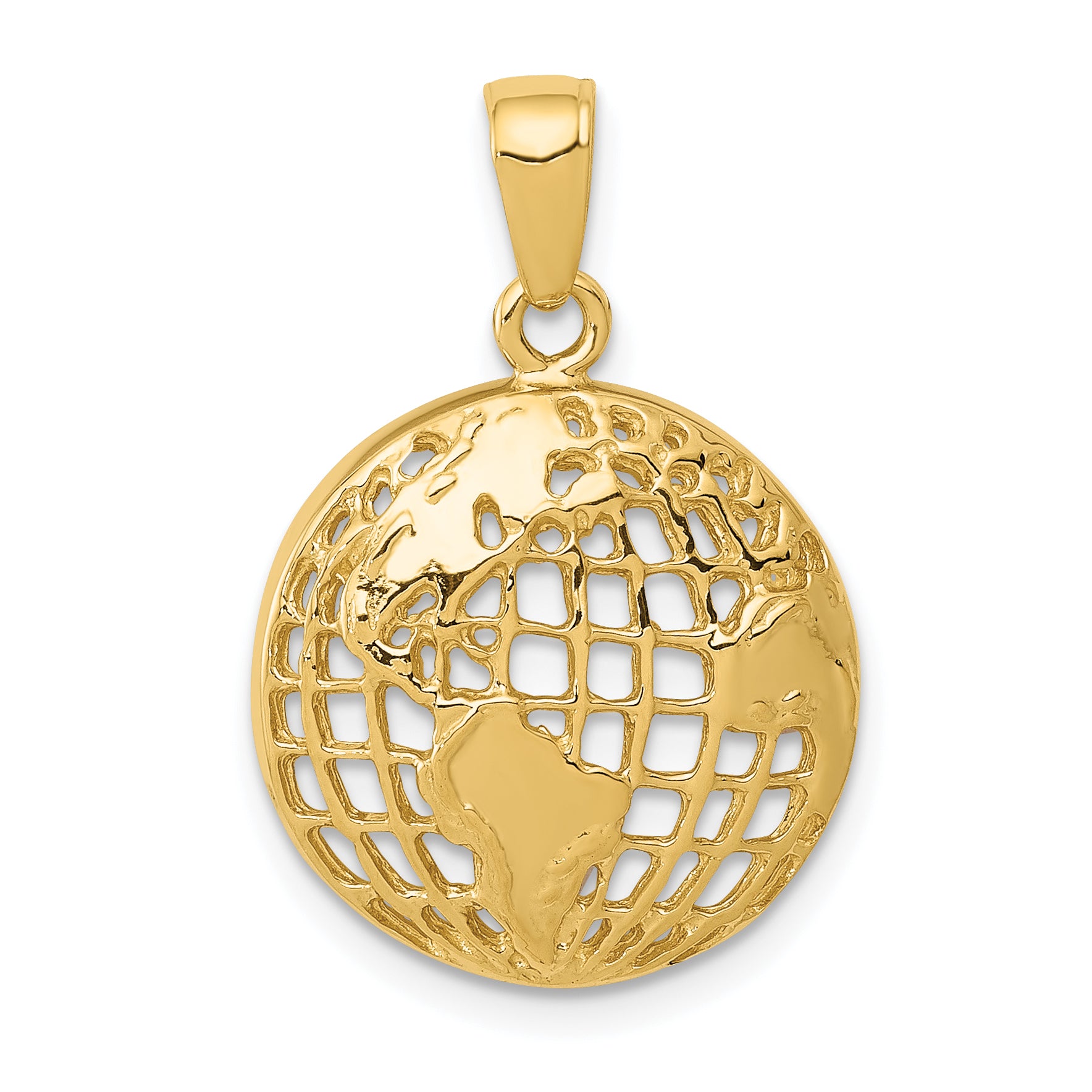 14k Polished Globe Pendant Main image
