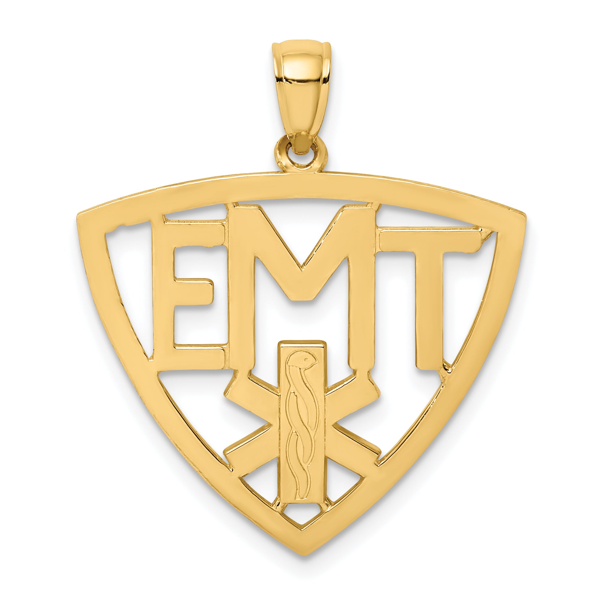 14k Emergency Medical Technician Charm