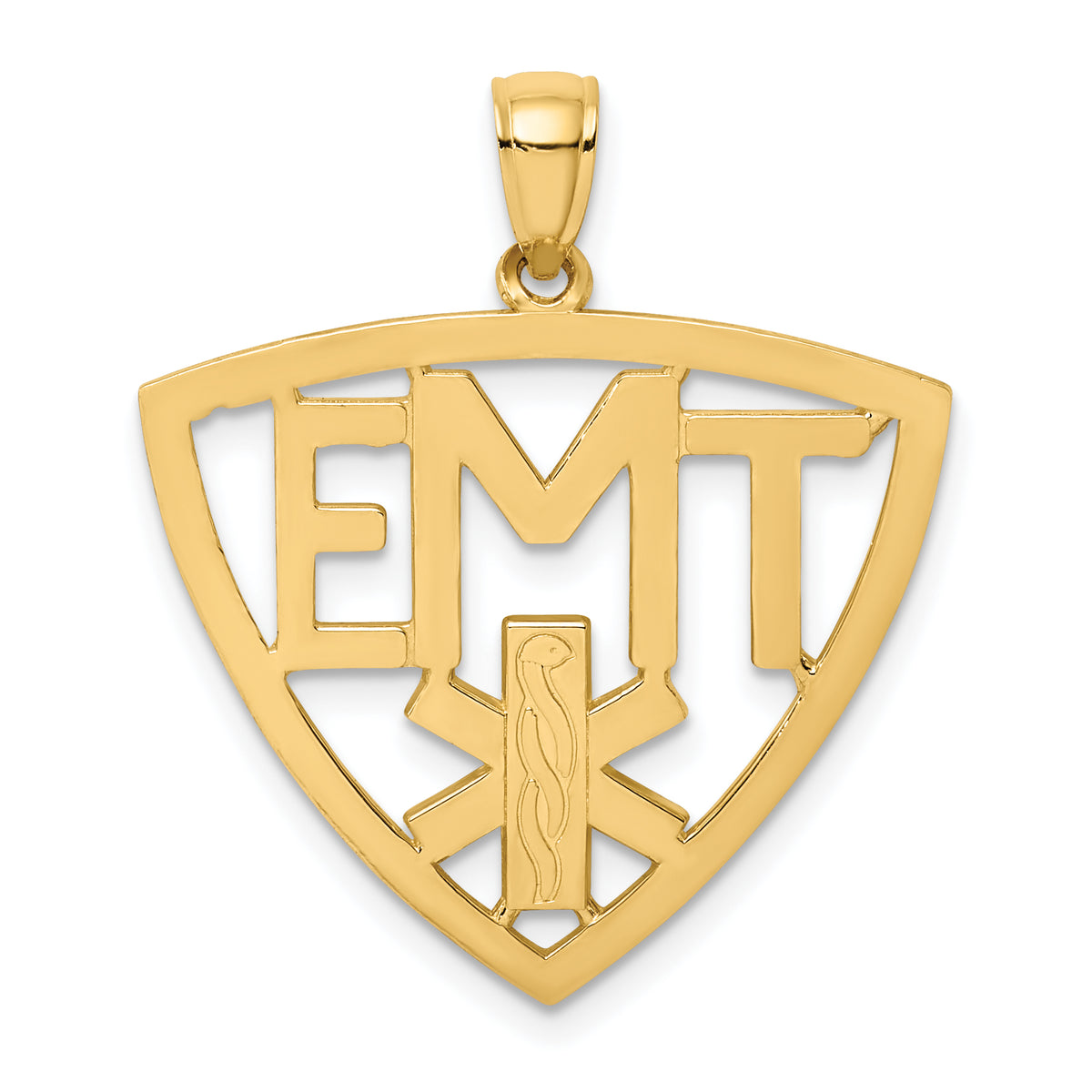 14k Emergency Medical Technician Charm