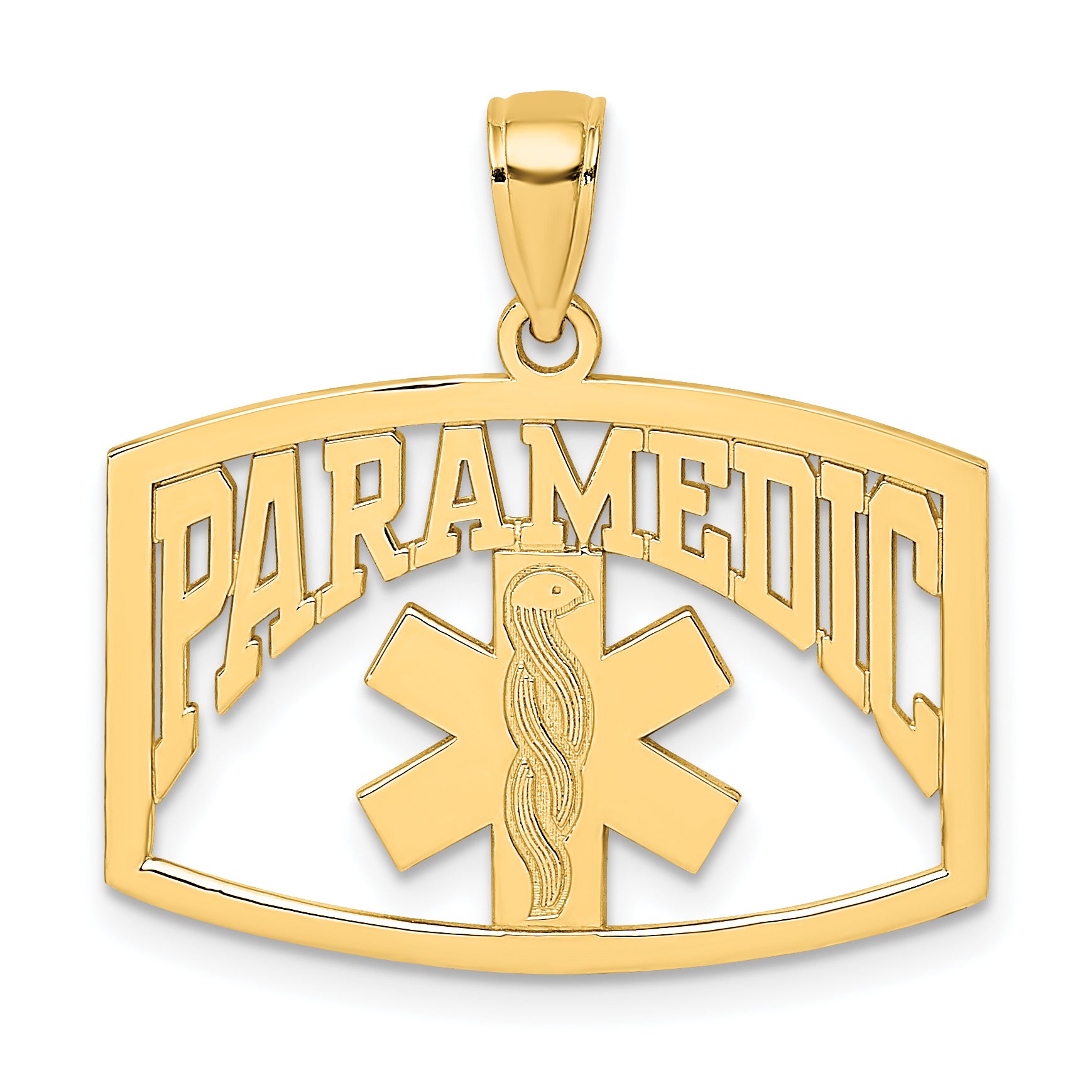 14k PARAMEDIC Charm Main image