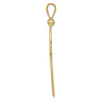 Sophia Jewelers 14K Gold Passion Cross Pendant Elegant Design