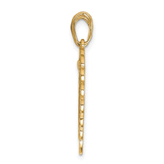 14K Gold Reversible Mizpah Break Apart Charm Pendant Elegant, Themed Design