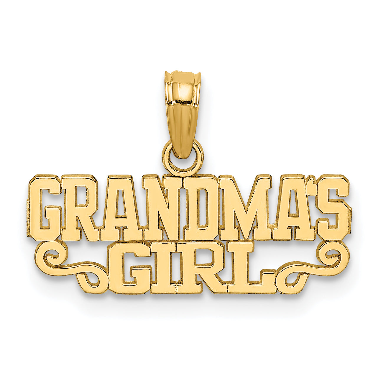 14k GRANDMA'S GIRL Charm Main image