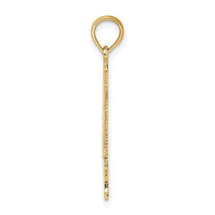 14k #1 DAD Cut-out Vertical Charm