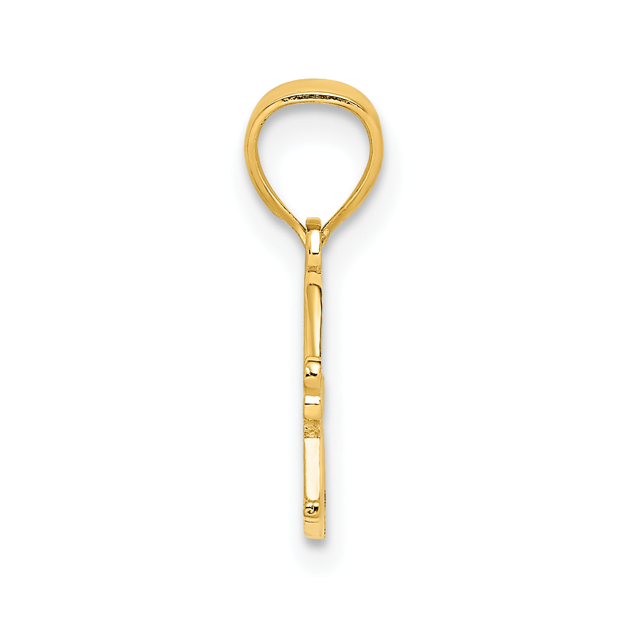 14k I HEART GRANDPA Charm Secondary image
