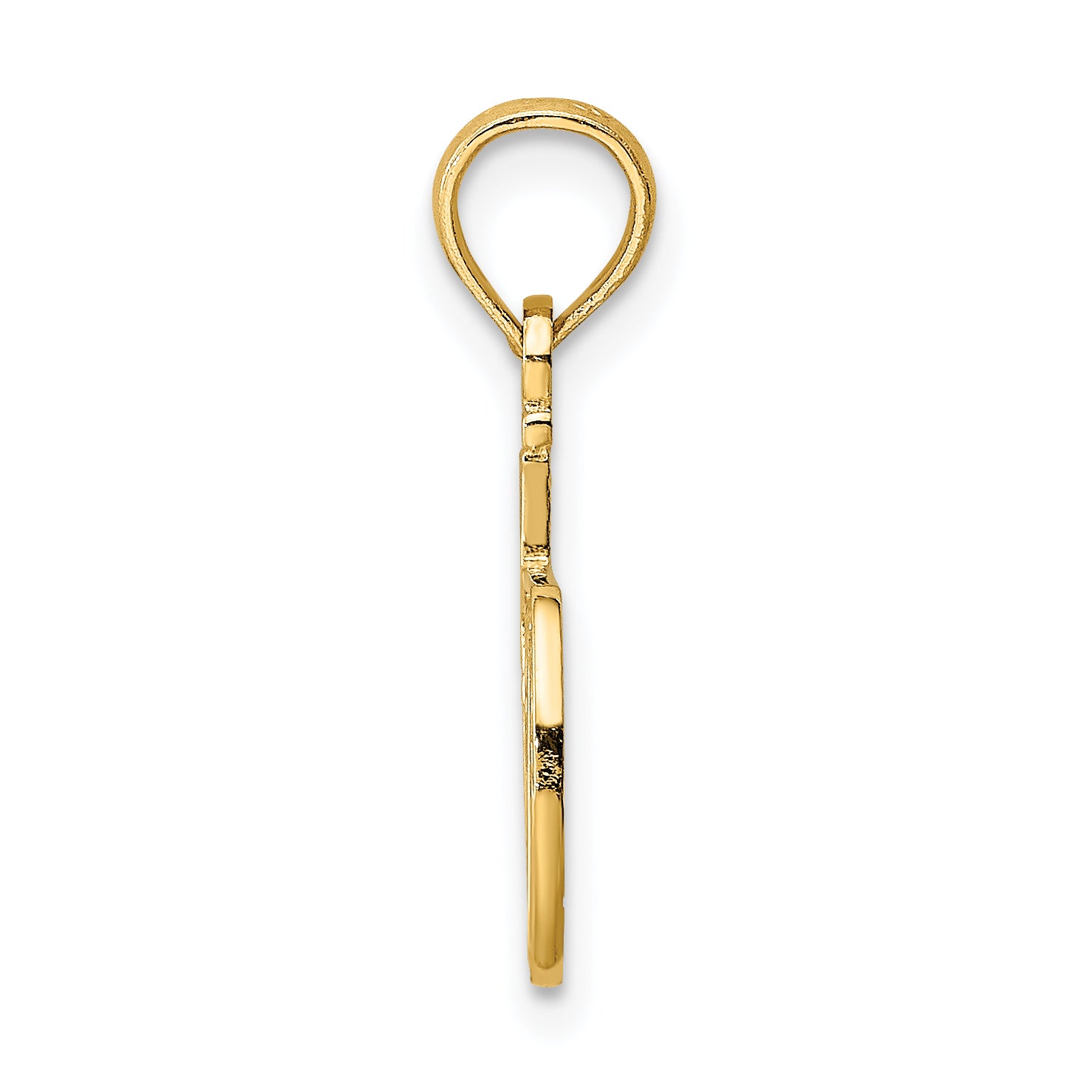 14k #1 DAD Charm Secondary image