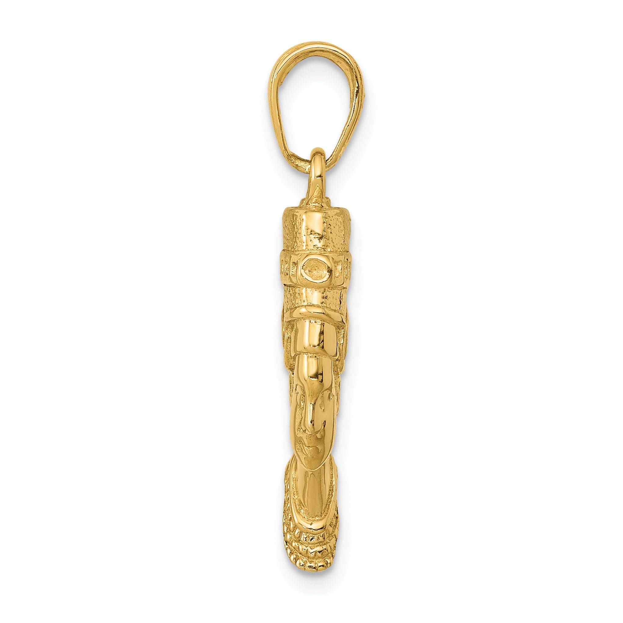 14K Gold 3D Nefertiti Pendant Solid Casted, Elegant Themed Design Secondary image