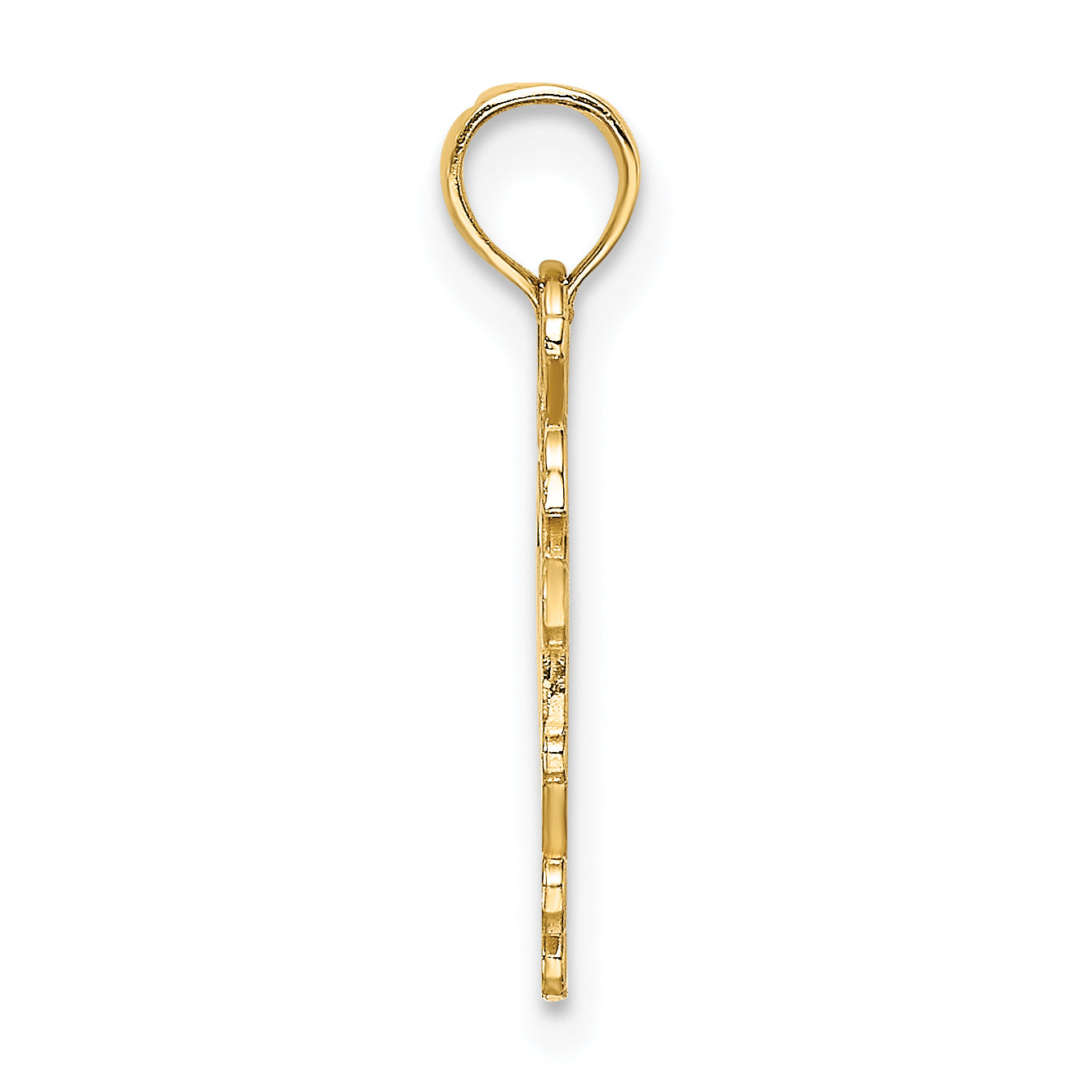 14k NEW YORK in Apple Cut-out Charm
