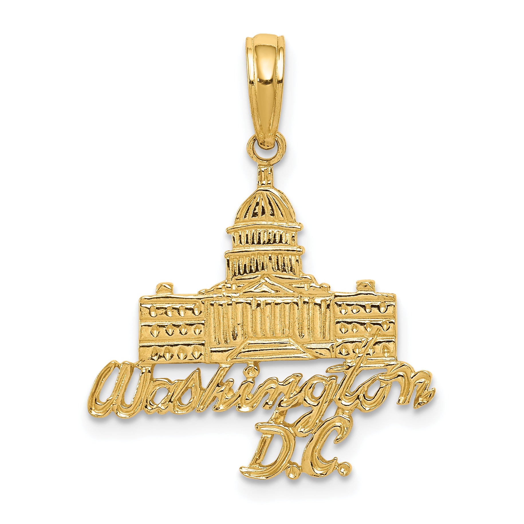 14k WASHINGTON D.C. Capitol Building Pendant Main image