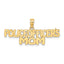 14k POLICE OFFICER'S MOM Charm