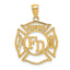 14k FD MEMBER in Shield Pendant