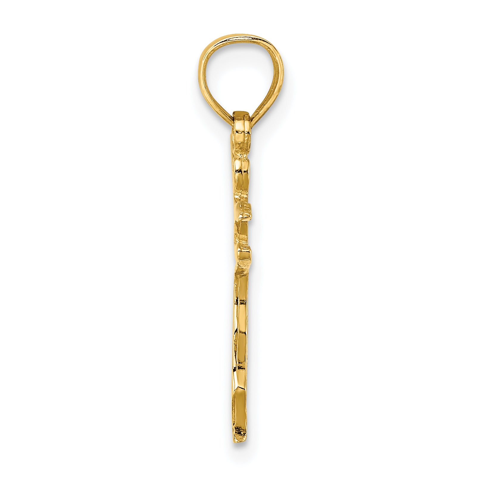 14k Polished Dancer Charm Secondary image