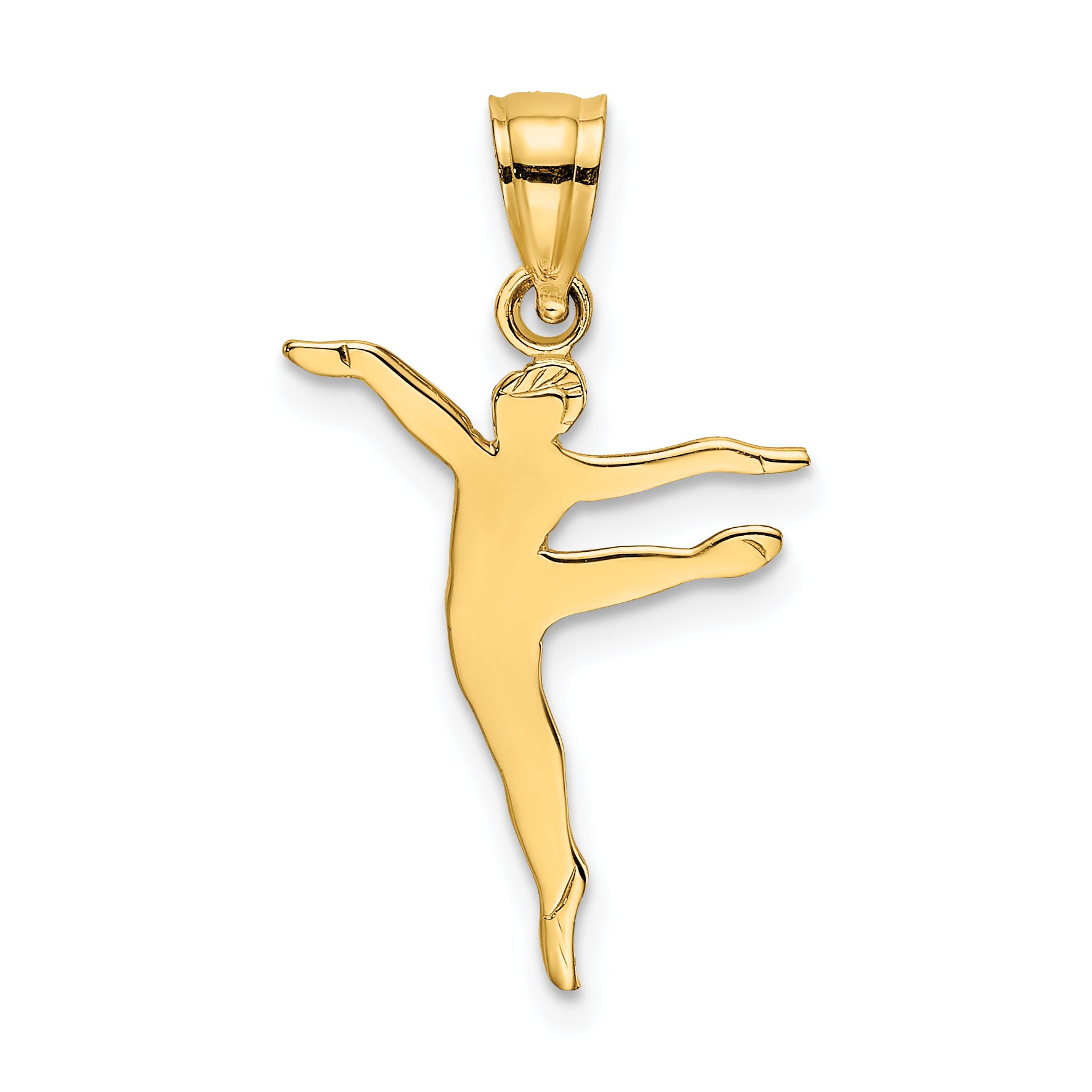 14k Polished Dancer Charm Main image