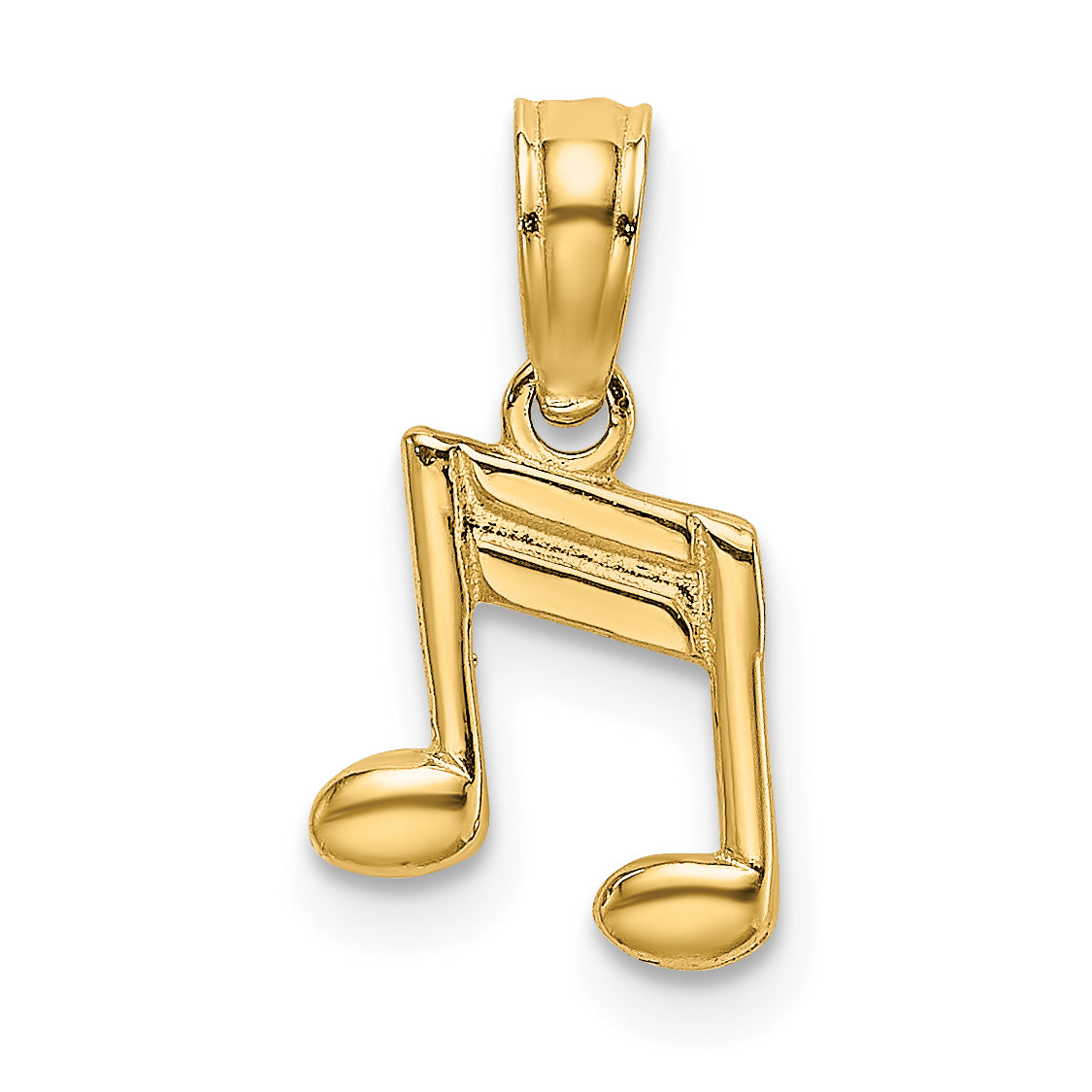 14k Double Notes Charm Main image