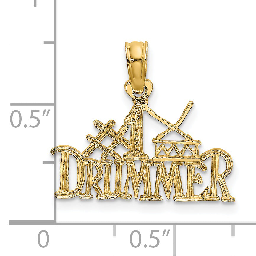 14K #1 DRUMMERCharm