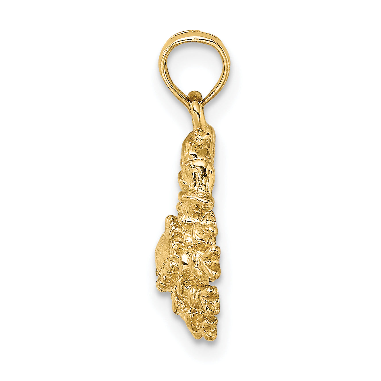 14k 3-D Cancer Zodiac Charm Secondary image